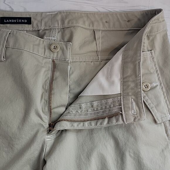 Lands End casual khaki pants Women's Size 8P - Picture 6 of 11